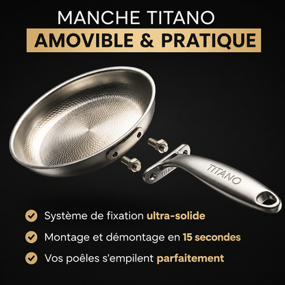 TITANO™ | Poêle Premium en Titane